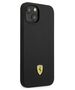 Original Case IPHONE 14 PLUS Ferrari Hardcase Silicone Metal Logo black 3666339063214