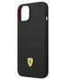 Original Case IPHONE 14 PLUS Ferrari Hardcase Silicone Metal Logo black 3666339063214