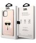 Original Case IPHONE 14 PLUS Karl Lagerfeld Hardcase Silicone Karl`s Head Magsafe light pink 3666339078041