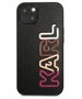 Original Case IPHONE 13 MINI Karl Lagerfeld Hardcase Multipink Brand black 3666339049324