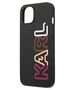 Original Case IPHONE 13 MINI Karl Lagerfeld Hardcase Multipink Brand black 3666339049324