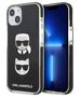 Original Case IPHONE 13 MINI Karl Lagerfeld Hardcase Karl&Choupette Head black 3666339048648