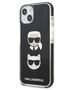 Original Case IPHONE 13 MINI Karl Lagerfeld Hardcase Karl&Choupette Head black 3666339048648