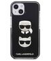 Original Case IPHONE 13 MINI Karl Lagerfeld Hardcase Karl&Choupette Head black 3666339048648