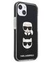 Original Case IPHONE 13 MINI Karl Lagerfeld Hardcase Karl&Choupette Head black 3666339048648