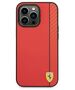 Original Case IPHONE 14 PRO Ferrari Hardcase Carbon (FEHCP14LAXRE) red 3666339063863