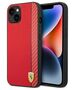 Original Case IPHONE 14 PLUS Ferrari Hardcase Carbon (FEHCP14MAXRE) red 3666339063856