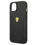 Original Case IPHONE 14 PLUS Ferrari Hardcase Leather Stamp Sides (FEHCP14MRBUK) black 3666339062453