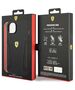 Original Case IPHONE 14 PLUS Ferrari Hardcase Leather Stamp Sides (FEHCP14MRBUK) black 3666339062453