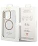 Original Case IPHONE 14 PRO Guess Hard Case Metal Outline Magsafe (GUHMP14LHTRMD) gold 3666339069728