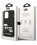 Original Case IPHONE 14 PRO Karl Lagerfeld Hardcase Liquid Silicone Karl & Choupette Magsafe (KLHMP14LSSKCK) black 3666339087548