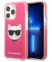 Original Case IPHONE 13 PRO Karl Lagerfeld Hardcase Choupette Head (KLHCP13LTPECPI) pink 3666339048549