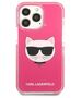 Original Case IPHONE 13 PRO Karl Lagerfeld Hardcase Choupette Head (KLHCP13LTPECPI) pink 3666339048549