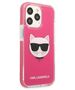 Original Case IPHONE 13 PRO Karl Lagerfeld Hardcase Choupette Head (KLHCP13LTPECPI) pink 3666339048549