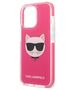 Original Case IPHONE 13 PRO Karl Lagerfeld Hardcase Choupette Head (KLHCP13LTPECPI) pink 3666339048549