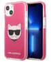 Original Case IPHONE 13 MINI Karl Lagerfeld Hardcase Choupette Head (KLHCP13STPECPI) pink 3666339048525