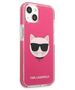 Original Case IPHONE 13 MINI Karl Lagerfeld Hardcase Choupette Head (KLHCP13STPECPI) pink 3666339048525