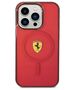 Original Case IPHONE 14 PRO Ferrari Hardcase Translucent Magsafe (FEHMP14LURKR) red 3666339120993