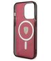 Original Case IPHONE 14 PRO Ferrari Hardcase Translucent Magsafe (FEHMP14LURKR) red 3666339120993