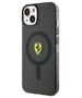 Original Case IPHONE 14 PLUS Ferrari Hardcase Translucent Magsafe (FEHMP14MURKK) black 3666339121068