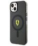 Original Case IPHONE 14 Ferrari Hardcase Translucent Magsafe (FEHMP14SURKK) black 3666339121051