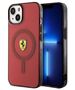 Original Case IPHONE 14 Ferrari Hardcase Translucent Magsafe (FEHMP14SURKR) red 3666339120979