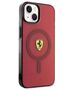 Original Case IPHONE 14 Ferrari Hardcase Translucent Magsafe (FEHMP14SURKR) red 3666339120979