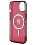 Original Case IPHONE 14 Ferrari Hardcase Translucent Magsafe (FEHMP14SURKR) red 3666339120979