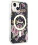 Original Case IPHONE 14 PLUS Guess Hardcase Flower MagSafe (GUHMP14MHCFWSK) black 3666339115524