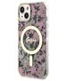 Original Case IPHONE 14 PLUS Guess Hardcase Flower MagSafe (GUHMP14MHCFWSP) pink 3666339115562