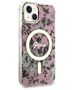 Original Case IPHONE 14 PLUS Guess Hardcase Flower MagSafe (GUHMP14MHCFWSP) pink 3666339115562