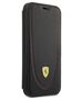 Original Case IPHONE 13 PRO Ferrari Book Leather Curved Line black 3666339025373