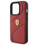 Original Case APPLE IPHONE 15 PRO Ferrari Hardcase Twist Metal Logo (FEHCP15LPTWR) red 3666339170974