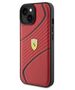 Original Case APPLE IPHONE 15 Ferrari Hardcase Twist Metal Logo (FEHCP15SPTWR) red 3666339170967