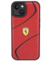 Original Case APPLE IPHONE 15 Ferrari Hardcase Twist Metal Logo (FEHCP15SPTWR) red 3666339170967