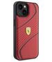 Original Case APPLE IPHONE 15 Ferrari Hardcase Twist Metal Logo (FEHCP15SPTWR) red 3666339170967