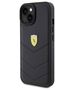 Original Case APPLE IPHONE 15 Ferrari Hardcase Quilted Metal Logo (FEHCP15SRDUK) black 3666339171032