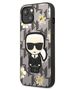 Original Case IPHONE 13 MINI Karl Lagerfeld Flower Ikonik Karl (KLHCP13SPMNFIK1) gray 3666339049447