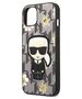 Original Case IPHONE 13 MINI Karl Lagerfeld Flower Ikonik Karl (KLHCP13SPMNFIK1) gray 3666339049447