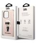 Original Case IPHONE 14 PRO MAX Karl Lagerfeld Hardcase Silicone Ikonik (KLHCP14XSNIKBCP) pink 3666339098643