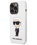 Original Case IPHONE 14 PRO Karl Lagerfeld Hardcase Silicone Ikonik (KLHCP14LSNIKBCH) white 3666339086626