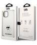 Original Case IPHONE 14 PLUS Karl Lagerfeld Hardcase Silicone Choupette MagSafe (KLHMP14MSNCHBCH) white 3666339087777