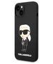 Original Case IPHONE 14 PLUS Karl Lagerfeld Hardcase Silicone Ikonik MagSafe (KLHMP14MSNIKBCK) black 3666339087692