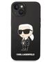 Original Case IPHONE 14 PLUS Karl Lagerfeld Hardcase Silicone Ikonik MagSafe (KLHMP14MSNIKBCK) black 3666339087692