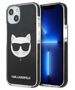 Original Case IPHONE 13 MINI Karl Lagerfeld Hardcase Choupette Head black 3666339048488