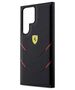 Original Case SAMSUNG GALAXY S23 ULTRA Ferrari Hardcase Hot Stamp Lines (FEHCS23LPBAK) black 3666339117184