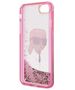 Original Case IPHONE SE 2022 / SE 2020 / 7 / 8 Karl Lagerfeld Hardcase Glitter Karl`s Head (KLHCI8LNKHCP) pink 3666339118877