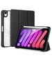 Case APPLE IPAD MINI 8.3 (6gen) Dux Ducis Toby Wallet with a Flap Books Leatherette black 6934913046548