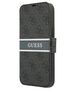 Original Case IPHONE 13 MINI Guess Book 4G Stripe (GUBKP13S4GDGR) gray 3666339032081