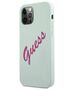 Original Case IPHONE 12 / 12 PRO Guess Hardcase Silicone Vintage (GUHCP12MLSVSBF) mint 3700740495223